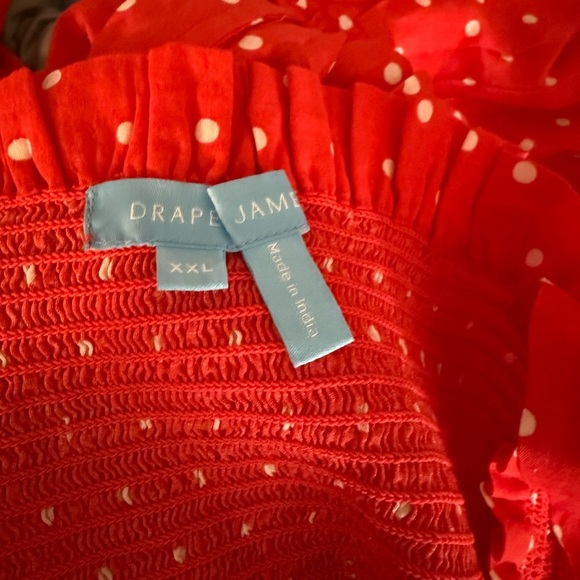 Draper James Red Smocked Tiered Dress - Picture 6 of 6